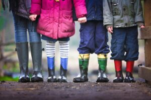 children outside